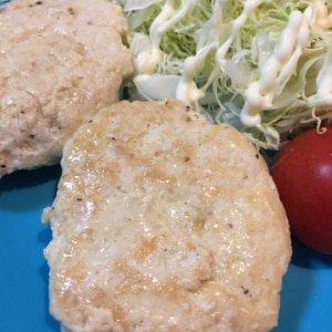 離乳食☆鶏胸肉と豆腐のハンバーグ